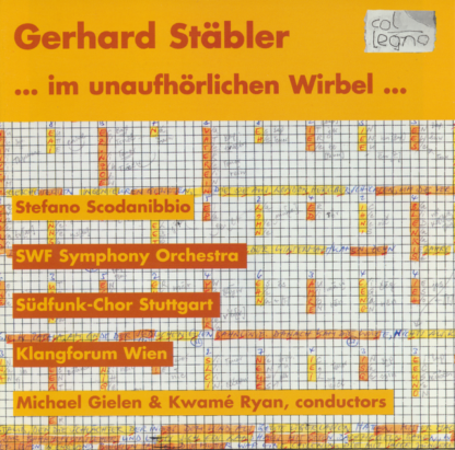 Gerhard Stäbler ... im unaufhörlichen Wirbel ...