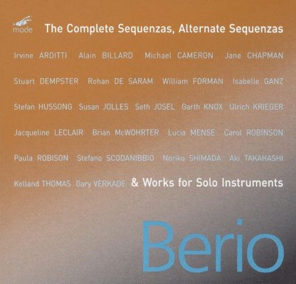 Berio The Complete Sequenzas, Alternate Sequenzas