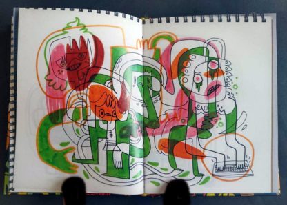 Jon Burgerman Gribba Grub