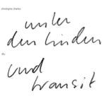 Christophe Charles / i8u Unter Den Linden / Und Transit