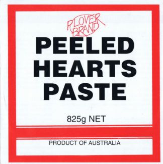 Peeled Hearts Paste Plover Brand