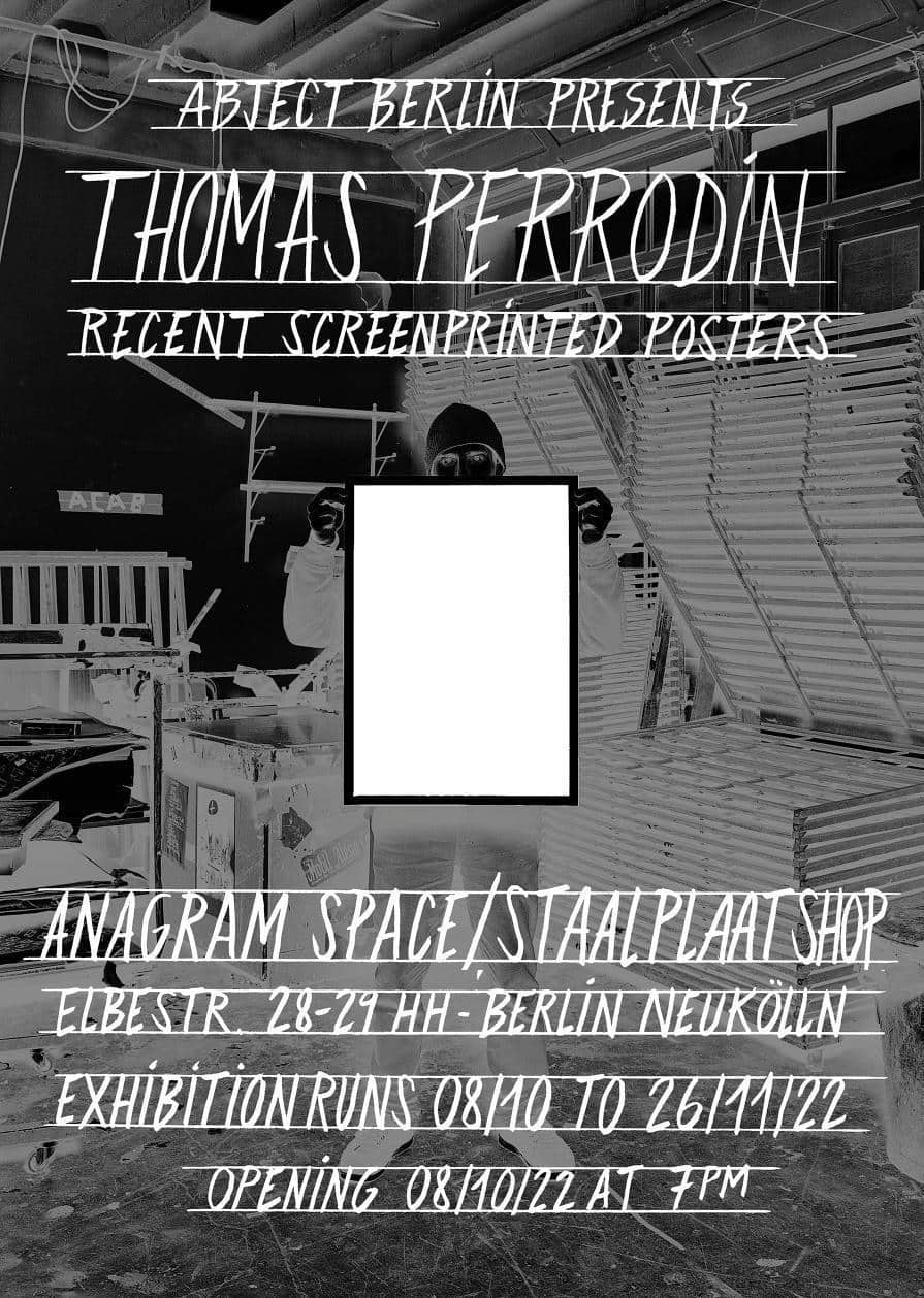 Thomas Perrodin : Recent Screenprinted Posters